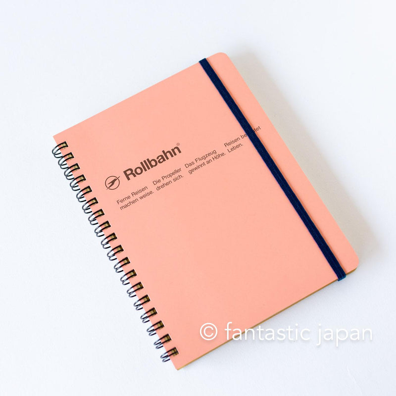 DELFONICS / Rollbahn spiral notebook Large (5.6" x 7.1" )  -light pink-