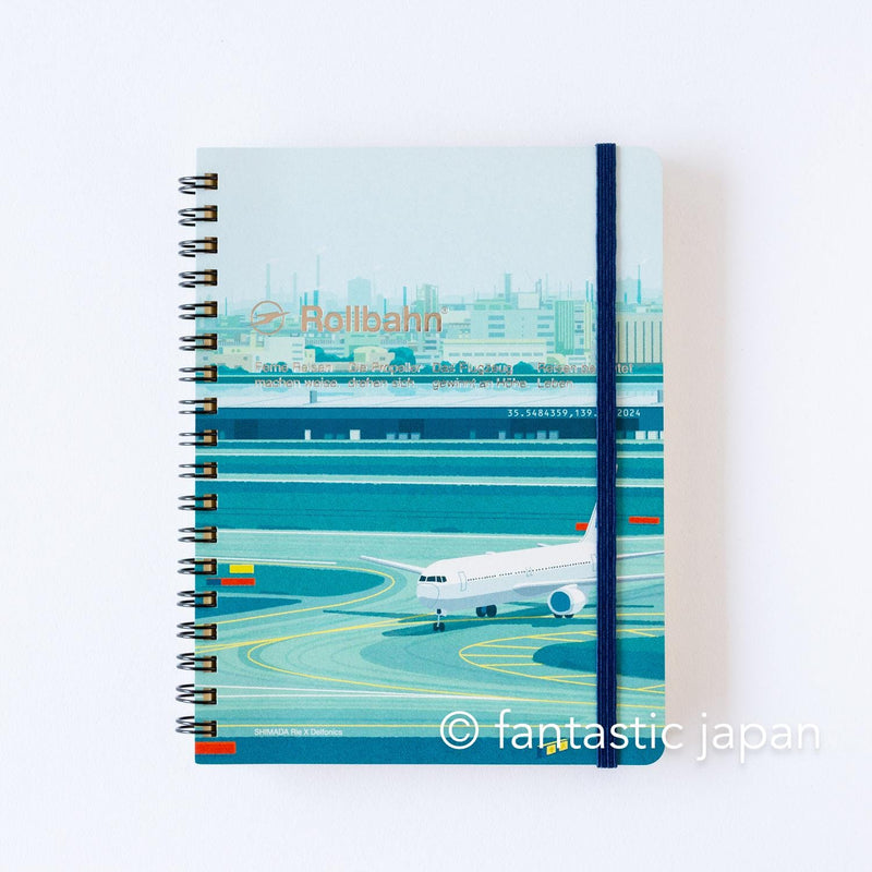 DELFONICS / Rollbahn spiral notebook Large (5.6" x 7.1" ) / SHIMADA Rie A