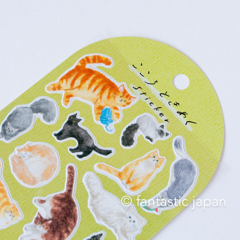 Mind Wave Sticker / heart flutters STICKER -cat-