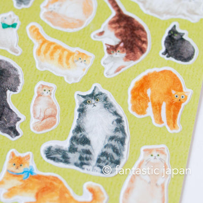 Mind Wave Sticker / heart flutters STICKER -cat-