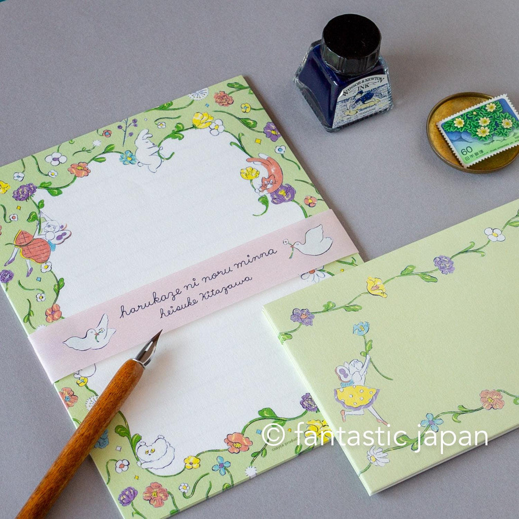 cozyca Letter Set -spring breeze- by heisuke kitazawa