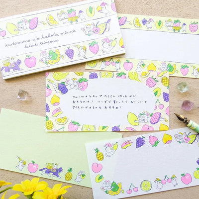 Letter Paper -Fruits- by heisuke kitazawa / cozyca products /