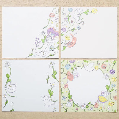 Block memo pad -spring breeze- by heisuke kitazawa / cozyca products
