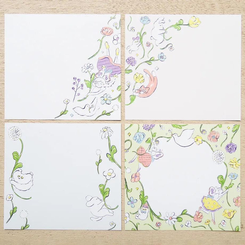 Block memo pad -spring breeze- by heisuke kitazawa / cozyca products