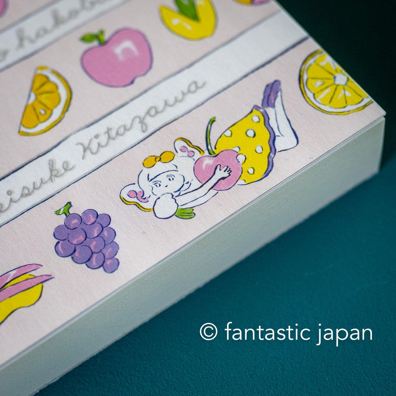 Block memo pad -fruits- by heisuke kitazawa / cozyca products