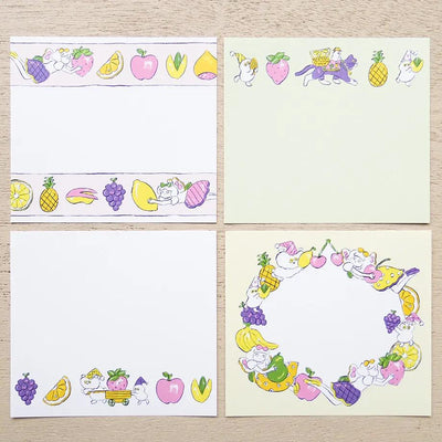 Block memo pad -fruits- by heisuke kitazawa / cozyca products