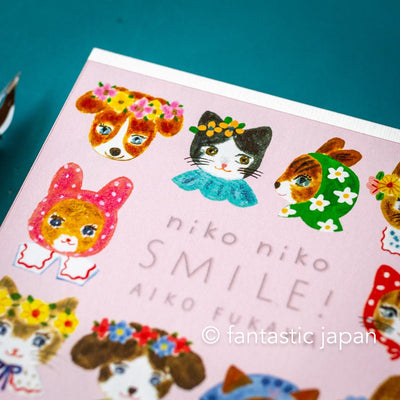 Block memo pad -niko niko SMILE!- by AIKO FUKAWA / cozyca products
