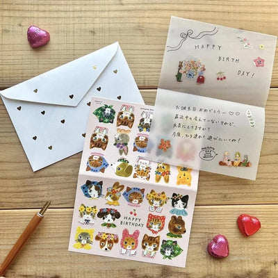Birthday card -niko niko SMILE!- by Aiko Fukawa /  cozyca pruducts