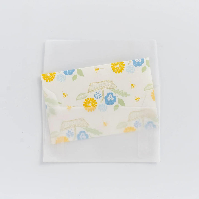 mizushima mini letter set -flower-