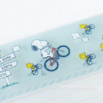 Hallmark / Peanuts Snoopy letter set / Let's have a journey -bicycle-