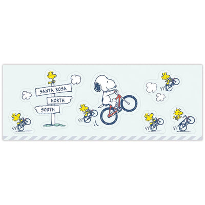 Hallmark / Peanuts Snoopy letter set / Let's have a journey -bicycle-