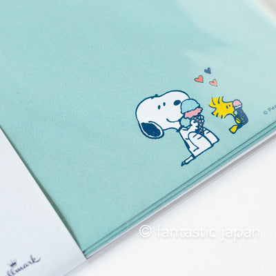 Hallmark / Peanuts Snoopy letter set / Let's have a journey -ice cream-