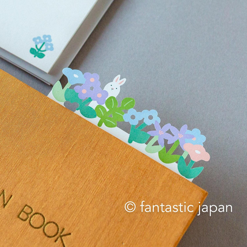 Die-cut Sticky Notes -flower fields-