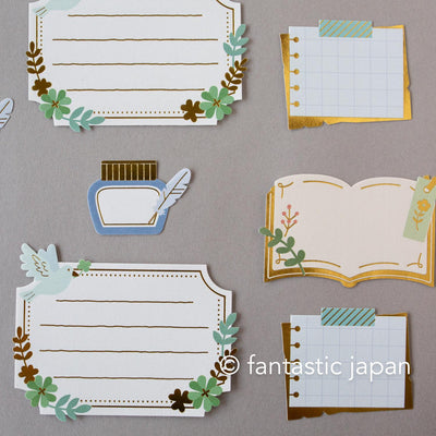 MIDORI Paper Craft Museum Message sticker  -stationery-