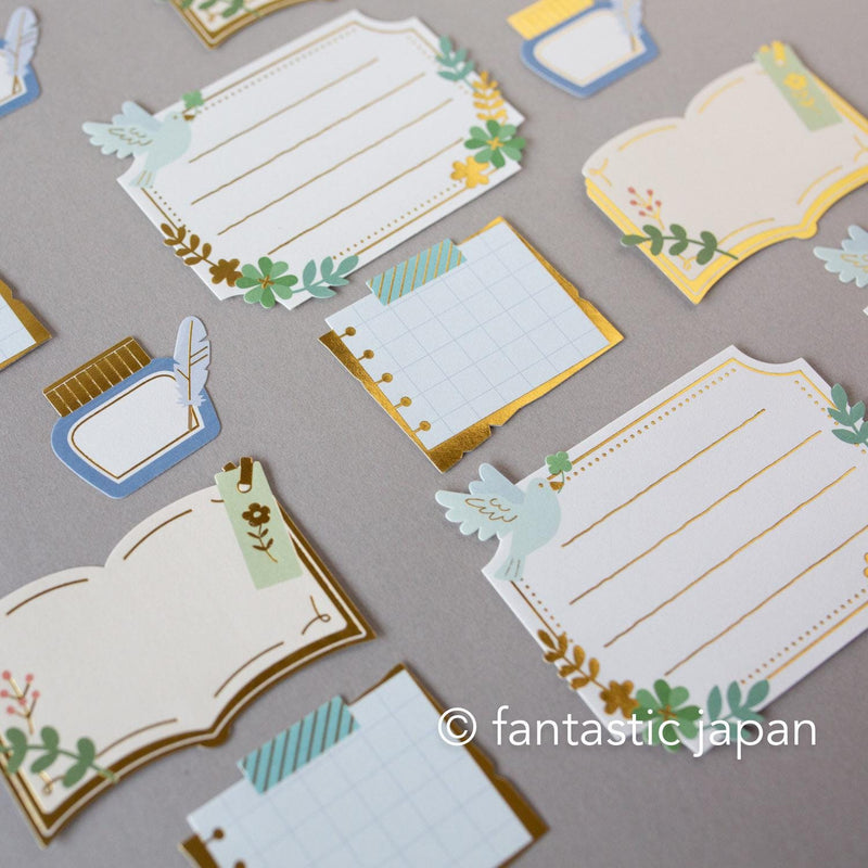 MIDORI Paper Craft Museum Message sticker  -stationery-
