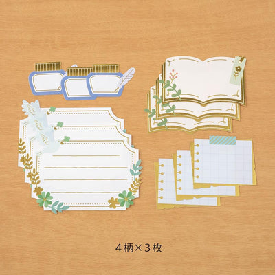 MIDORI Paper Craft Museum Message sticker  -stationery-