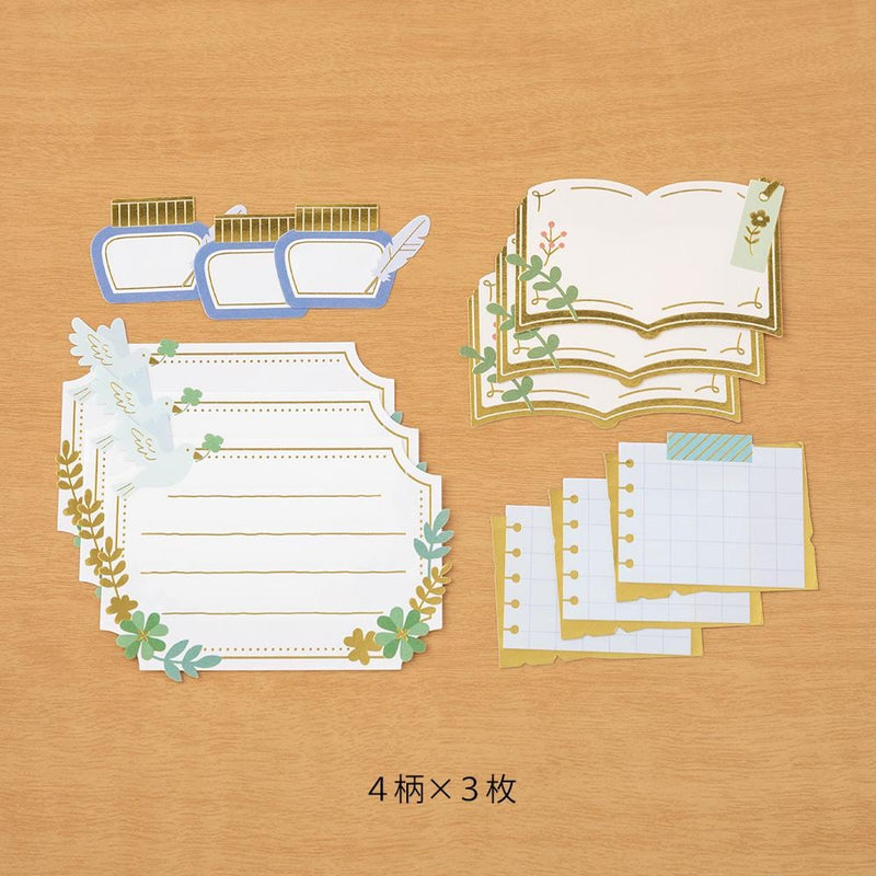 MIDORI Paper Craft Museum Message sticker  -stationery-