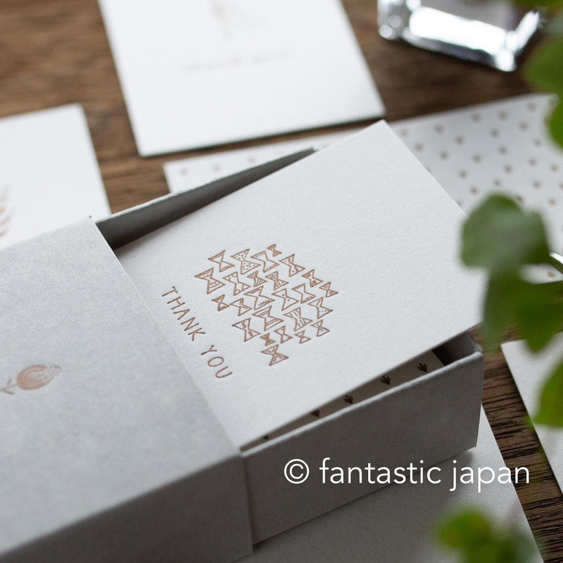 Thank you card set /Oeda Letter Press
