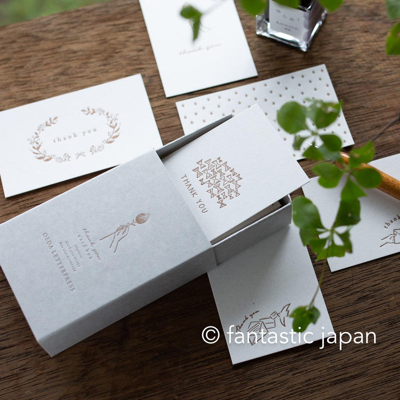 Thank you card set /Oeda Letter Press
