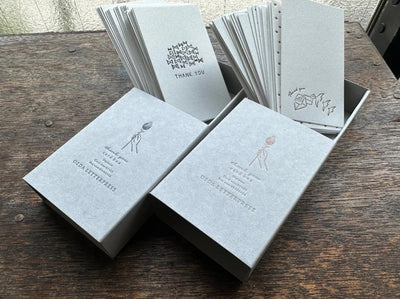 Thank you card set /Oeda Letter Press
