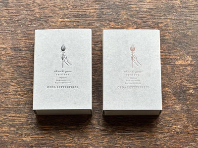Thank you card set /Oeda Letter Press