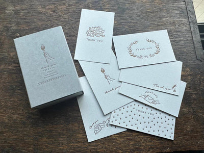 Thank you card set /Oeda Letter Press