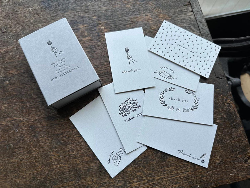 Thank you card set /Oeda Letter Press