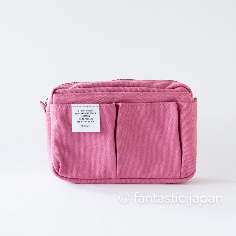 DELFONICS / 10 pocket Inner Carrying bag / S size -pink-