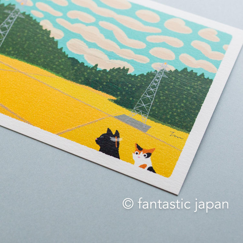 tabi-neko post card -Cirrocumulus clouds-