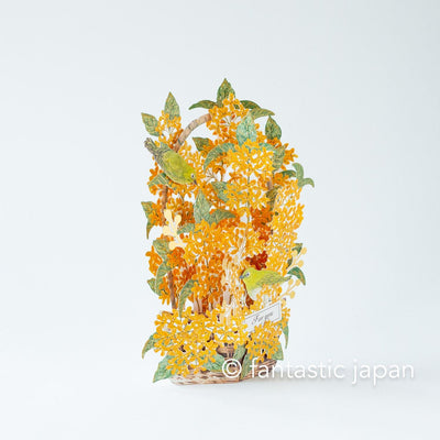 Autumn pop up card -fragrant olive-