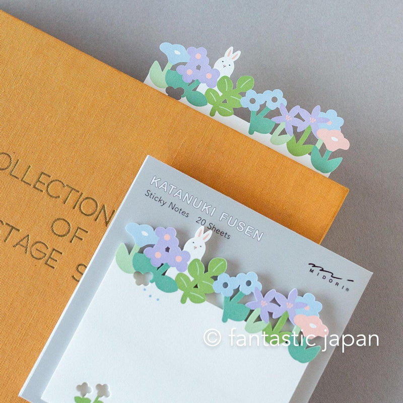 Die-cut Sticky Notes -flower fields-