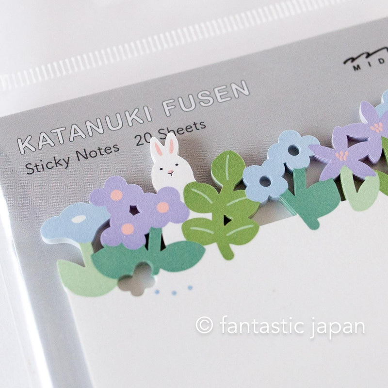 Die-cut Sticky Notes -flower fields-