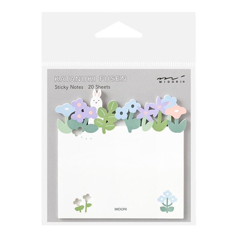 Die-cut Sticky Notes -flower fields-