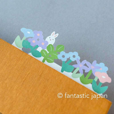 Die-cut Sticky Notes -flower fields-
