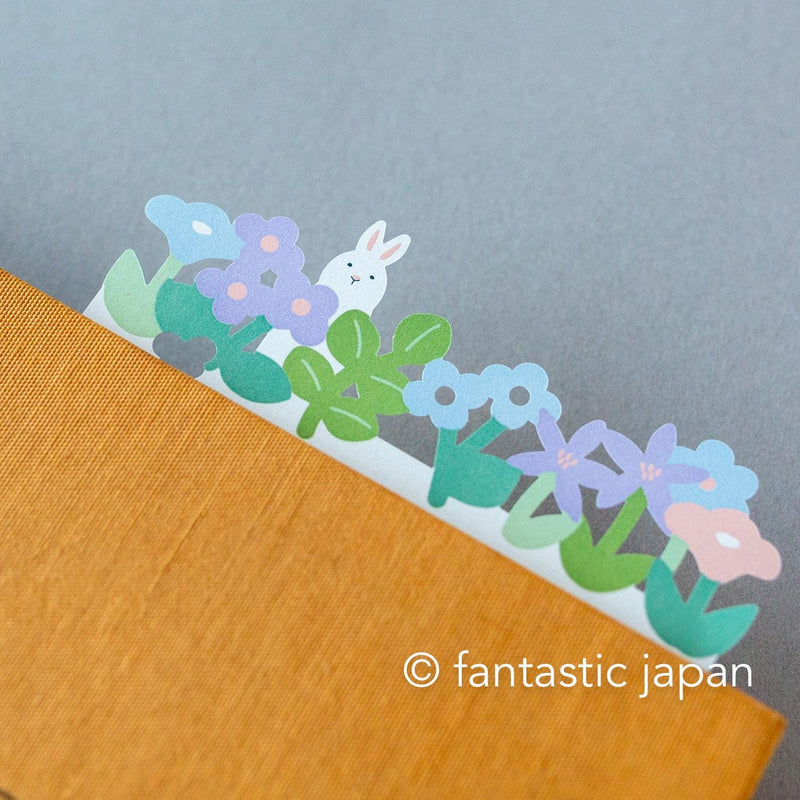 Die-cut Sticky Notes -flower fields-
