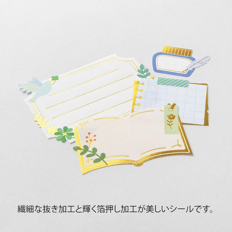 MIDORI Paper Craft Museum Message sticker  -stationery-
