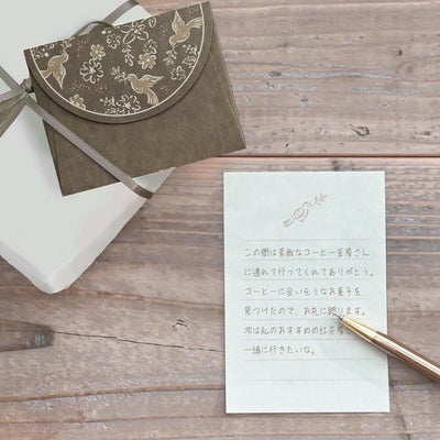 Mini letter set / utatane -birdsond-