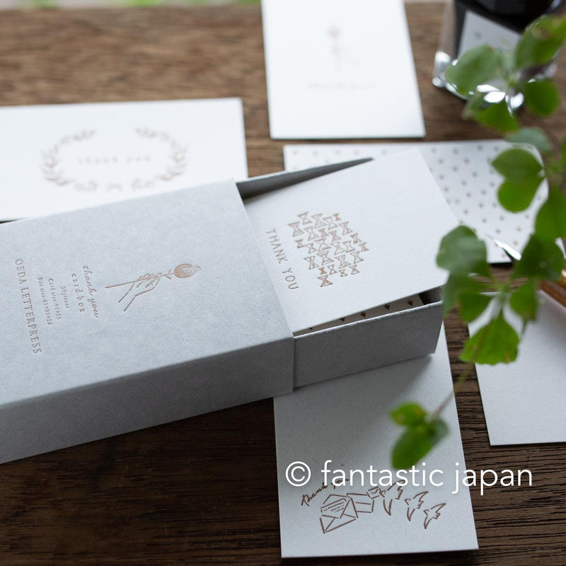 Thank you card set /Oeda Letter Press