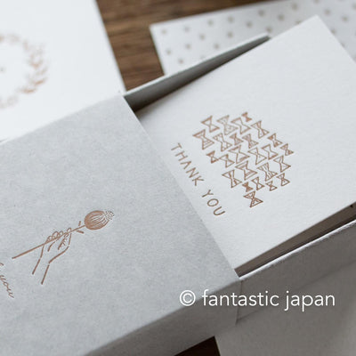 Thank you card set /Oeda Letter Press