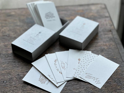 Thank you card set /Oeda Letter Press
