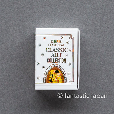 Flake stickers in a match box / classic art collection/ Klimt , Egon Schiele