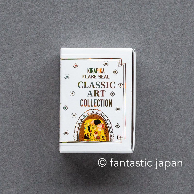 Flake stickers in a match box / classic art collection/ Klimt , Egon Schiele
