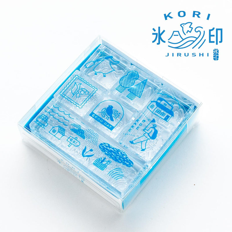 HITOTOKI / KORI Jirushi stamp set of 6 pieces - on-the-go - / CLSSB-001