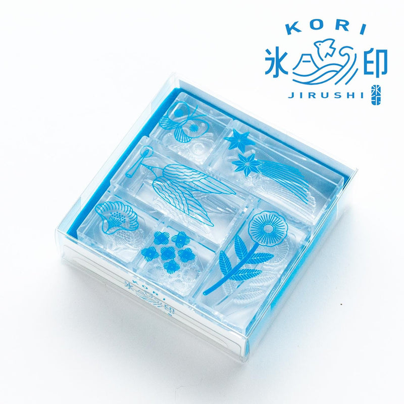 HITOTOKI / KORI Jirushi stamp set of 6 pieces - light - / CLSSA-004
