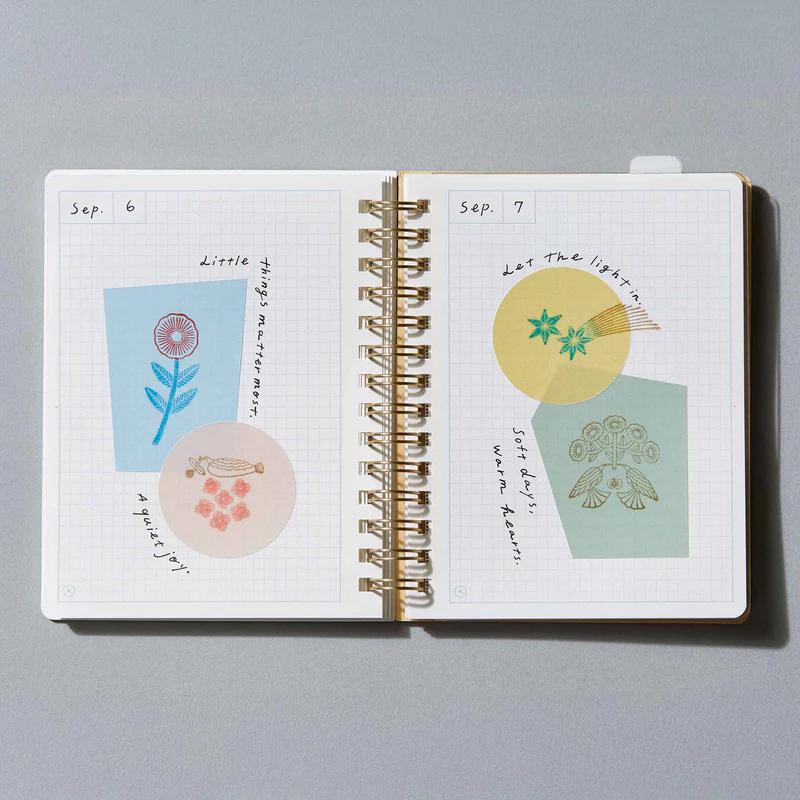 HITOTOKI / KORI Jirushi stamp set of 6 pieces - light - / CLSSA-004