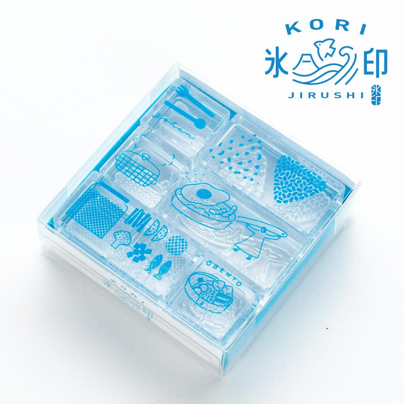 HITOTOKI / KORI Jirushi stamp set of 6 pieces - meal - / CLSSA-001