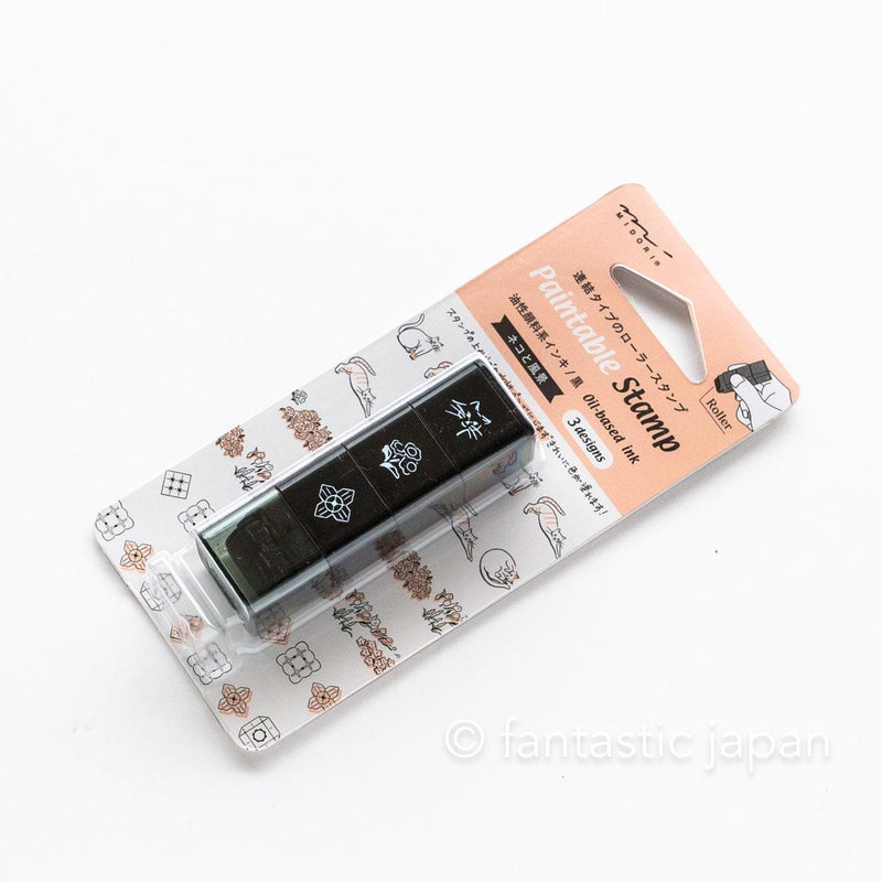 Paintable roller stamp -Cats and Landscapes-