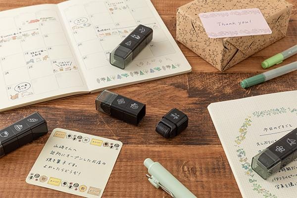 Paintable roller stamp -Cats and Landscapes-