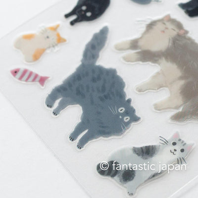 Grossy Transfer Sticker for decoration -cat-