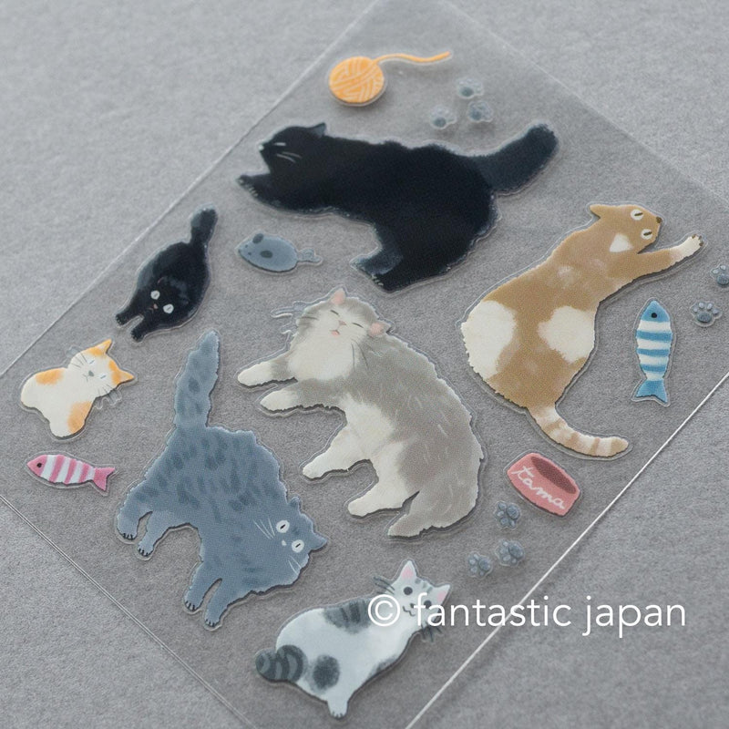 Grossy Transfer Sticker for decoration -cat-